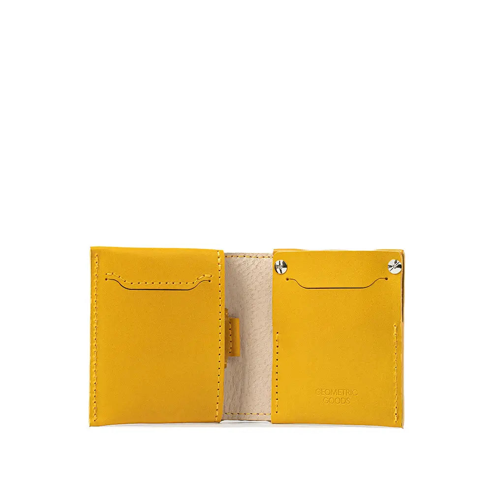Airtag wallet - leather billfold 2.0 - Yellow Vectors