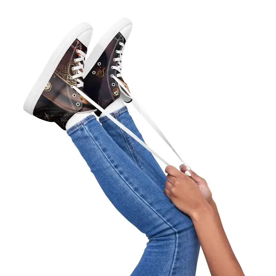 Black pirates women’s high top shoes Nexellus