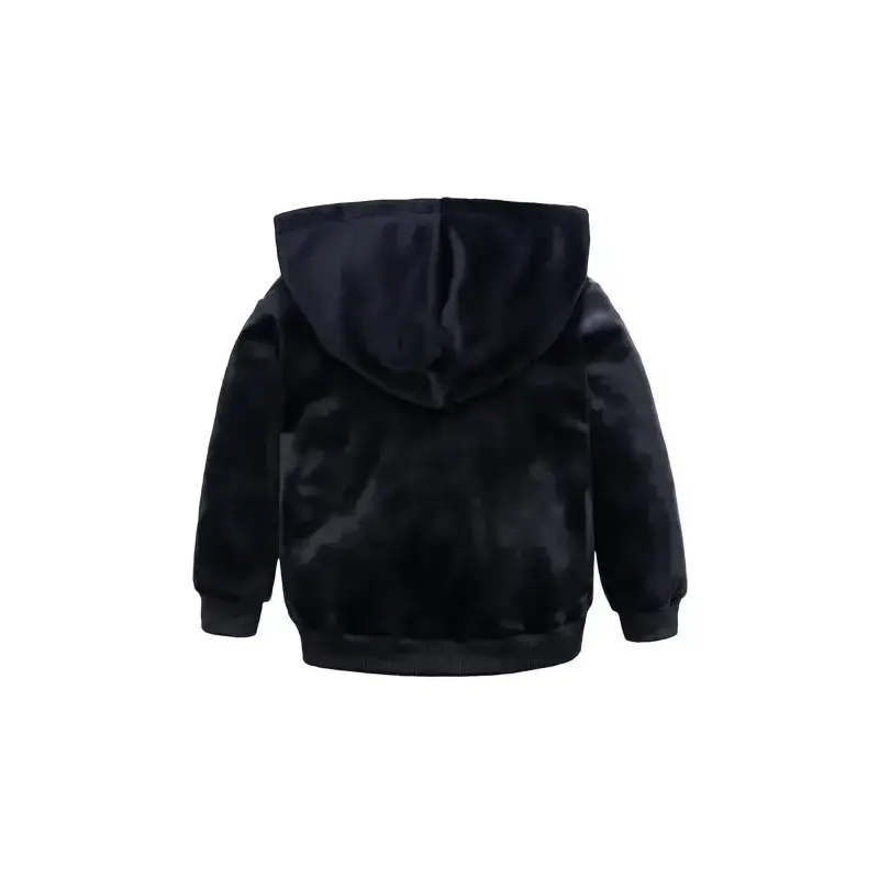 Kid's spelling hooded gold velvet pyjama sets Nexellus