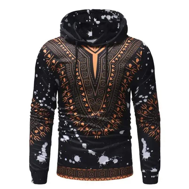 Men african style hoodie jacket dashiki Nexellus