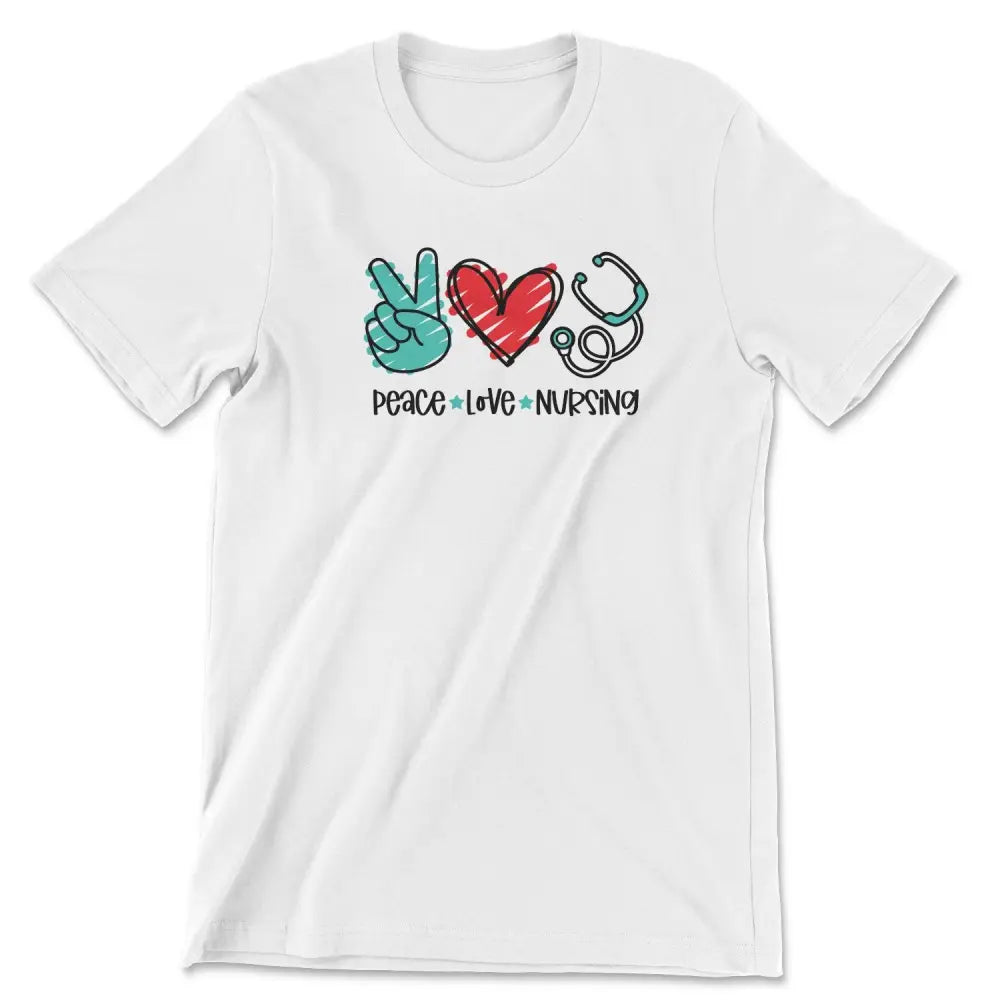 Peace love nursing tee