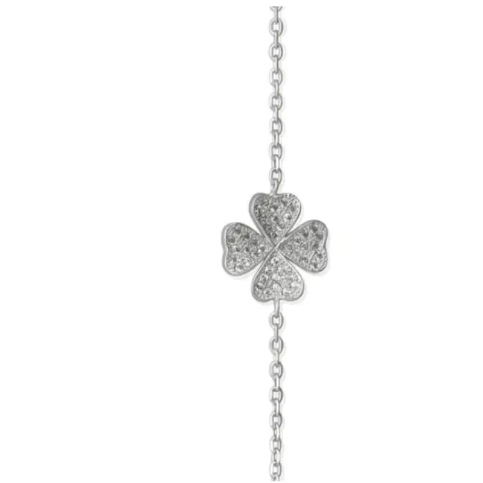 Silver Four leaf Clover Bracelet for Women - Nexellus