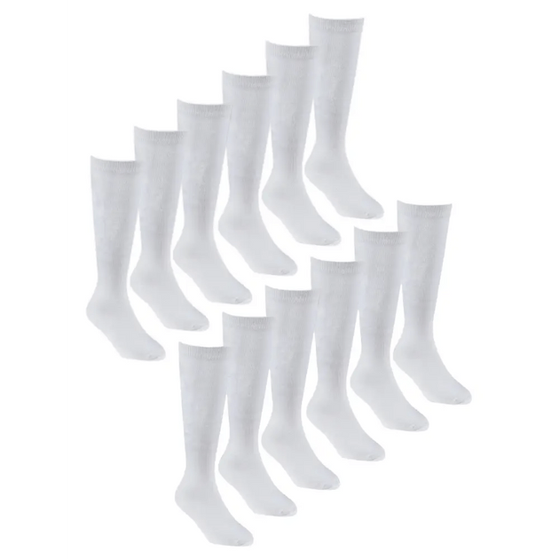 12 pairs girls knee high soft bamboo socks - Nexellus