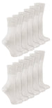 12 Pairs Ladies Diabetic Bamboo Socks - Nexellus
