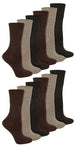 12 Pairs Ladies Diabetic Bamboo Socks - Nexellus