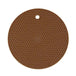 2pc 18cm round heat resistant silicone mat drink cup coasters non - slip - Nexellus