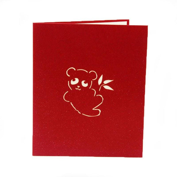 3D Handmade Panda Pop Up Greeting Card - Nexellus