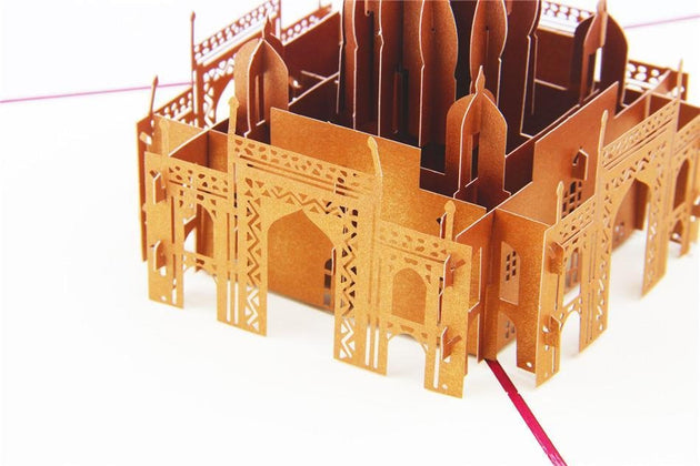 3D Pop Up Handmade Taj Mahal Greeting Card - Nexellus