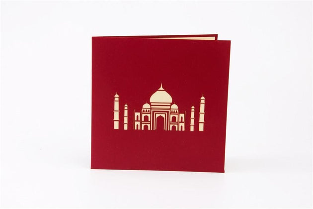 3D Pop Up Handmade Taj Mahal Greeting Card - Nexellus