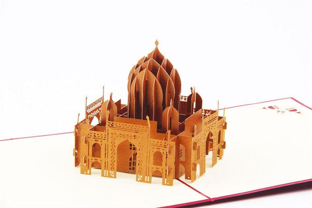 3D Pop Up Handmade Taj Mahal Greeting Card - Nexellus