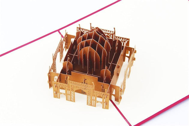 3D Pop Up Handmade Taj Mahal Greeting Card - Nexellus