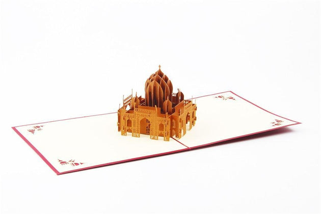 3D Pop Up Handmade Taj Mahal Greeting Card - Nexellus