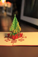3D Pop Up Merry Christmas Tree Greeting Card - Nexellus