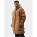 4F Men's Quilted Down Jacket 4FAW23TDJAM246 - 82S, Brown, Lightweight, Stylish, Everyday Wear - Nexellus