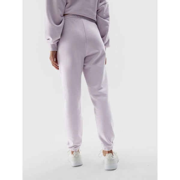 4F Women's Casual F472 Pants, Light Violet, Eco - Friendly Cotton Blend, Sport Collection - Nexellus