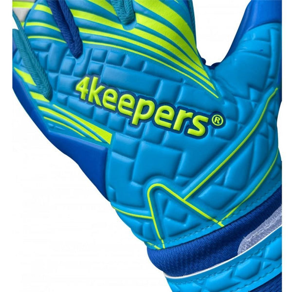 4Keepers Soft Azur NC Jr S929233 goalkeeper gloves - Nexellus
