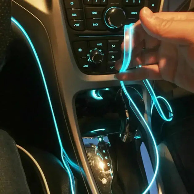 5m car interior accessories atmosphere lamp colorful cold light line Nexellus