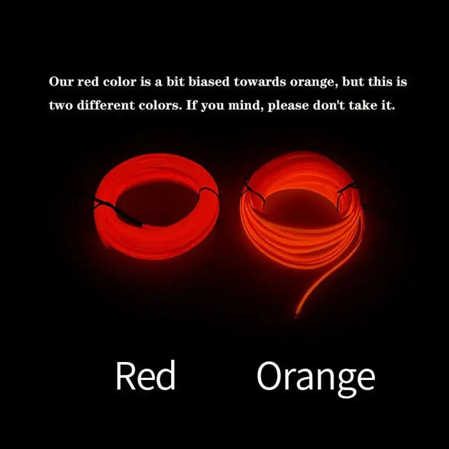 5m car interior accessories atmosphere lamp colorful cold light line Nexellus