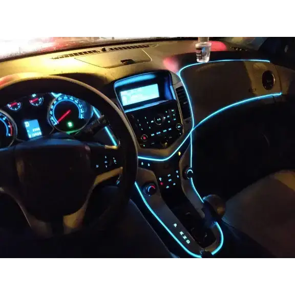 5m car interior accessories atmosphere lamp colorful cold light line Nexellus