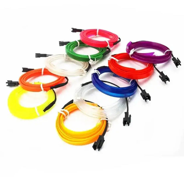 5m car interior accessories atmosphere lamp colorful cold light line Nexellus