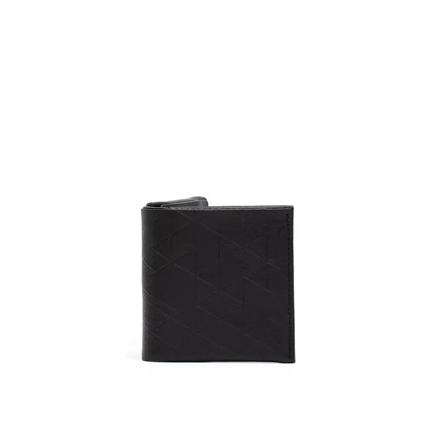 Airtag wallet - leather billfold 2.0 - Black Vectors
