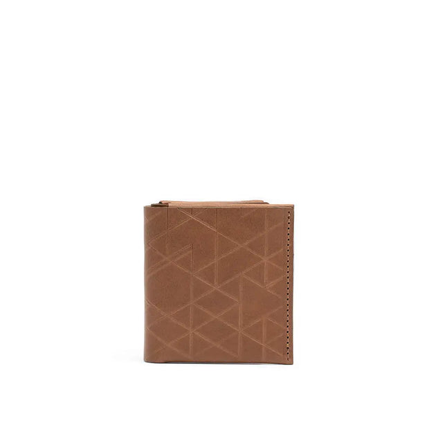 Airtag wallet - leather billfold 2.0 - Brown Vectors