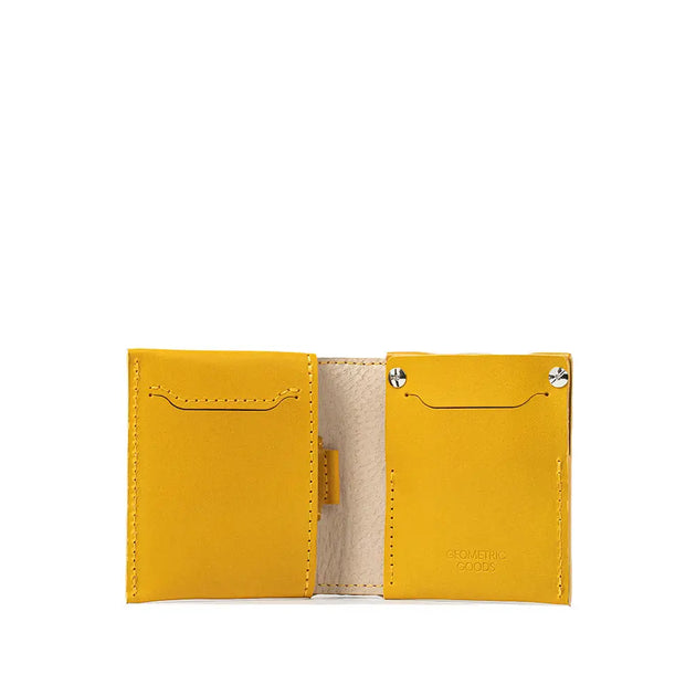 Airtag wallet - leather billfold 2.0 - Yellow Vectors