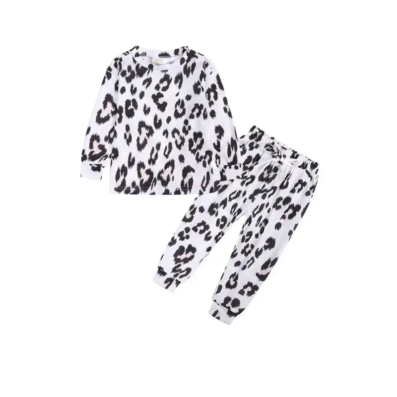 Children's long sleeve cotton print pyjama sets Nexellus