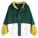 Color blocking hooded corduroy jacket Nexellus