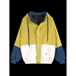 Color blocking hooded corduroy jacket Nexellus