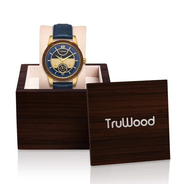 Columbus | leather strap - 100% Natural Black Sandalwood
