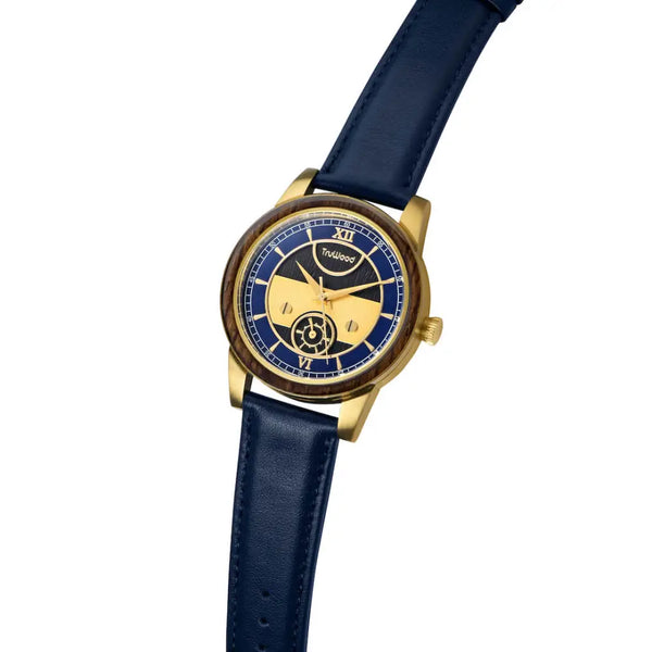 Columbus | leather strap - 100% Natural Black Sandalwood