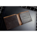 Double bifold wallet - Brown