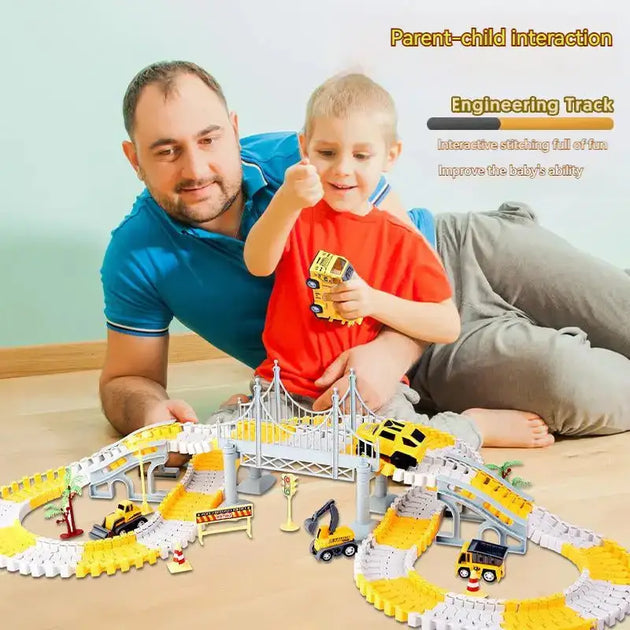 Electric toy track car wholesale children educational changeable track Nexellus