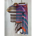 Elegant High-end Pleated Set Women's Striped Thin T-shirt Top with Color Block Long Skirt Nexellus