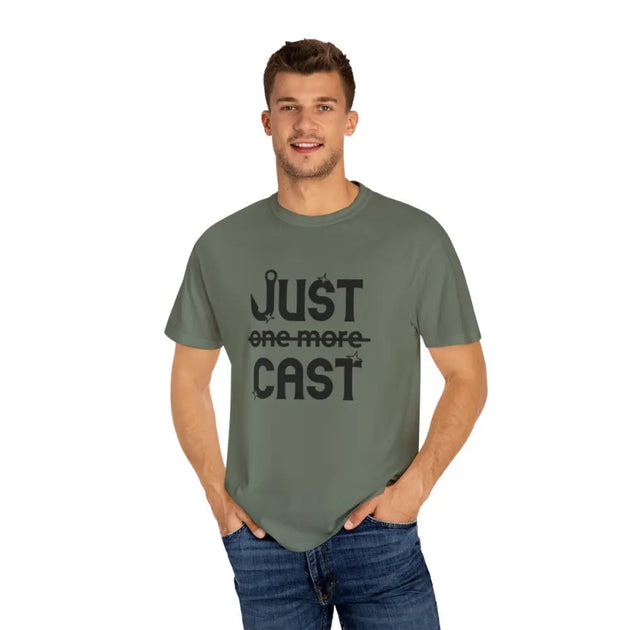 Elevate your style with our just cast print garment-dyed