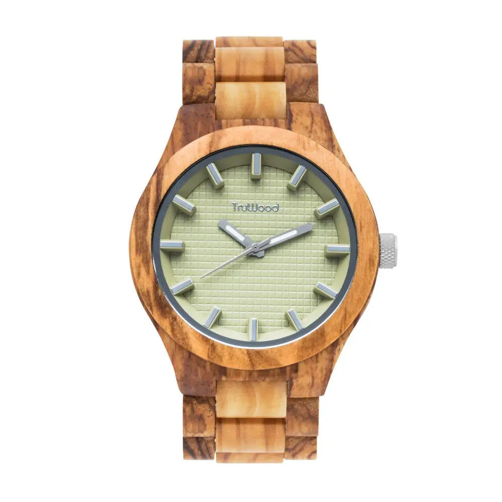 Expedition - 100% Natural Olive/Zebra Wood