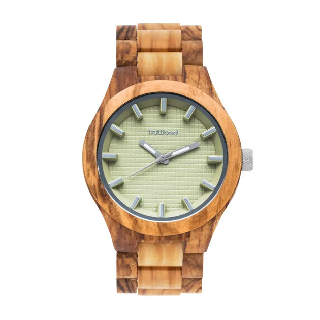 Expedition - 100% Natural Olive/Zebra Wood