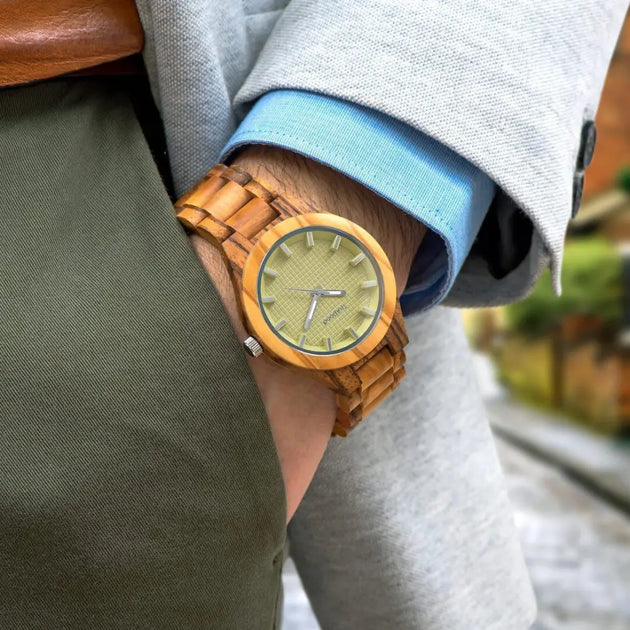 Expedition - 100% Natural Olive/Zebra Wood