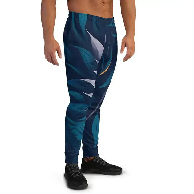 Green horizon men's joggers Nexellus