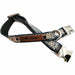 Handmade designer cotton dog collar for small breeds