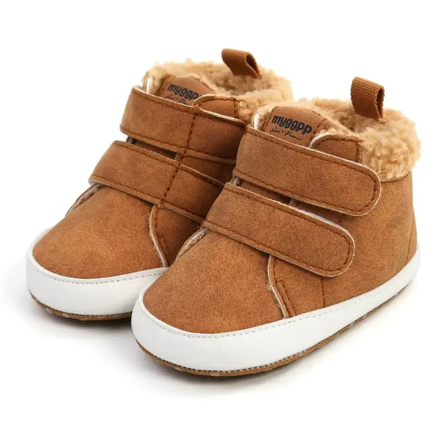 High top autumn and winter baby shoes baby shoes walking shoes warm Nexellus