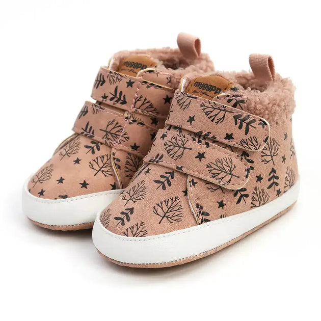 High top autumn and winter baby shoes baby shoes walking shoes warm Nexellus