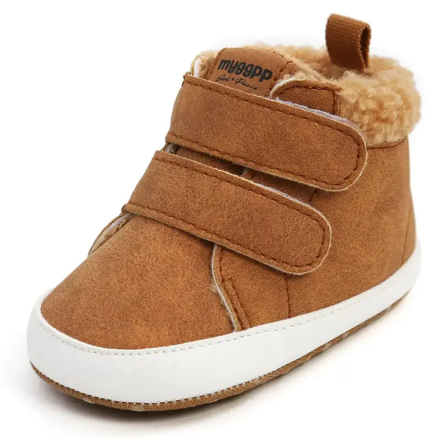 High top autumn and winter baby shoes baby shoes walking shoes warm Nexellus