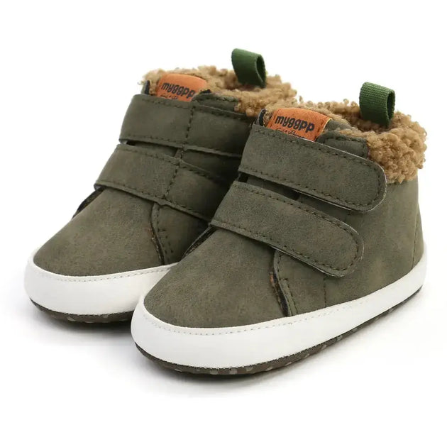 High top autumn and winter baby shoes baby shoes walking shoes warm Nexellus
