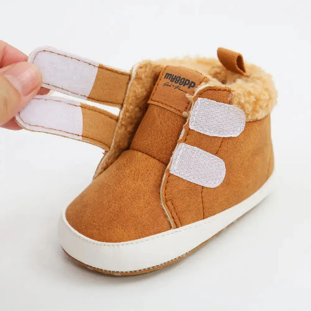 High top autumn and winter baby shoes baby shoes walking shoes warm Nexellus