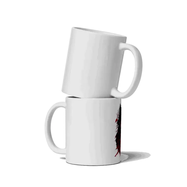 Hungary wolf white mug Nexellus