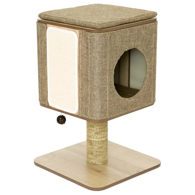 Jack and vanilla cat tree stand molly 42x42x67 cm brown
