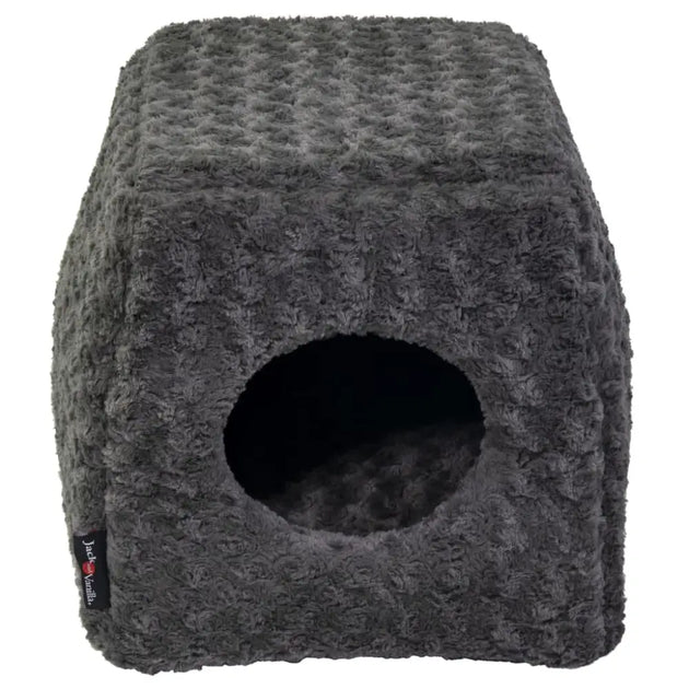 Jack and vanilla pet cave softy s 40x40x39 cm rosette grey