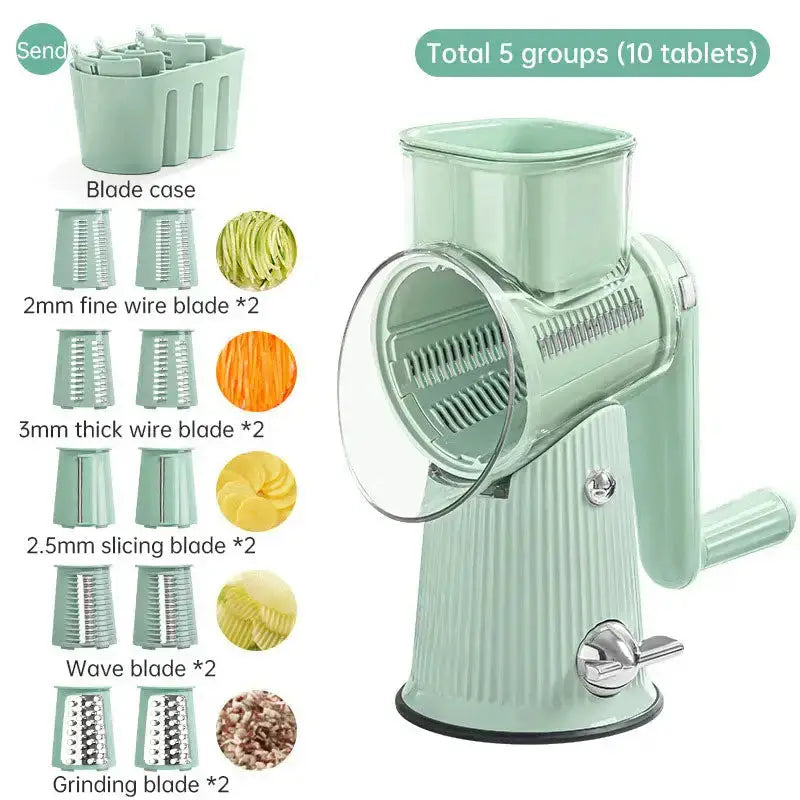 Kitchen multifunction grater slicer hand roller stormvegetable cutter Nexellus